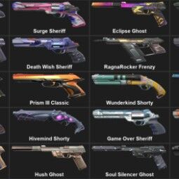 EU 【30 SKINS】  Lightwave Frenzy | Aero Frenzy | Surge Sheriff | Eclipse Ghost | Infinity Classic | Peacekeeper Sheriff 1